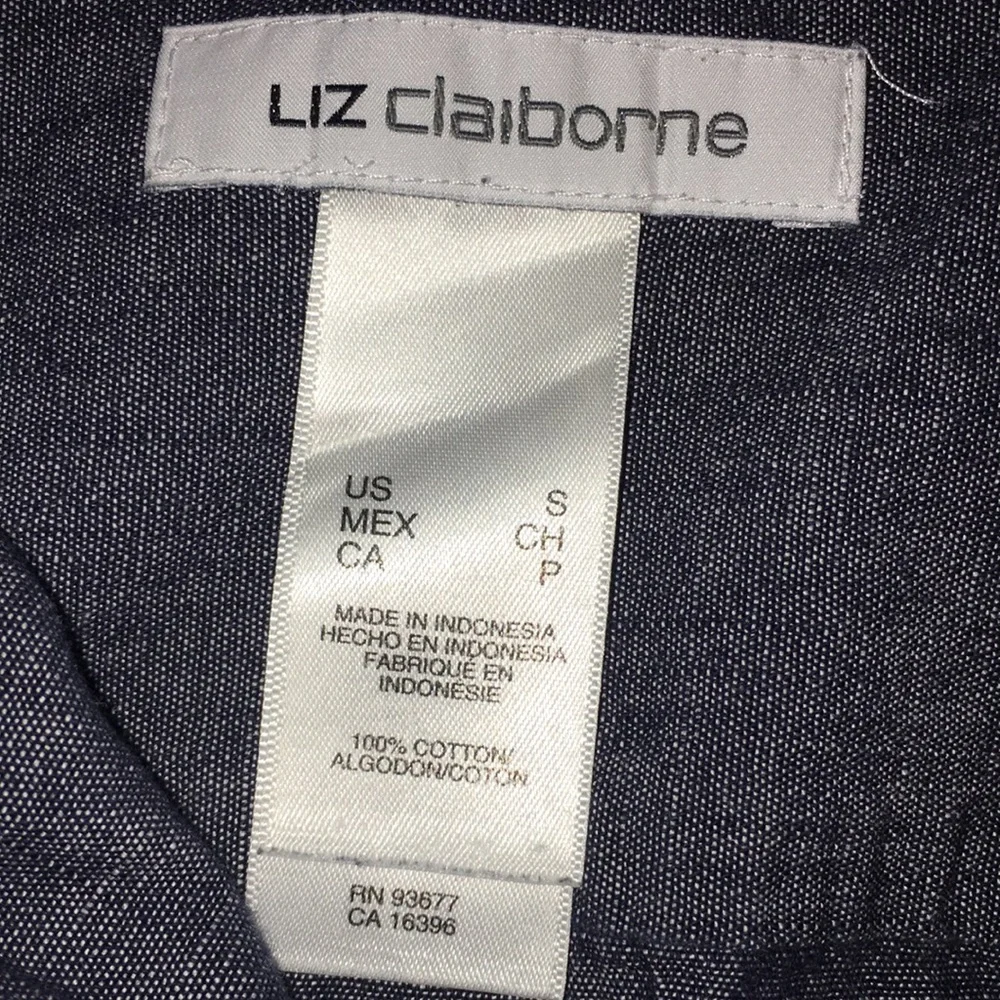Liz Claiborne Belted Shirt Dress | Size S